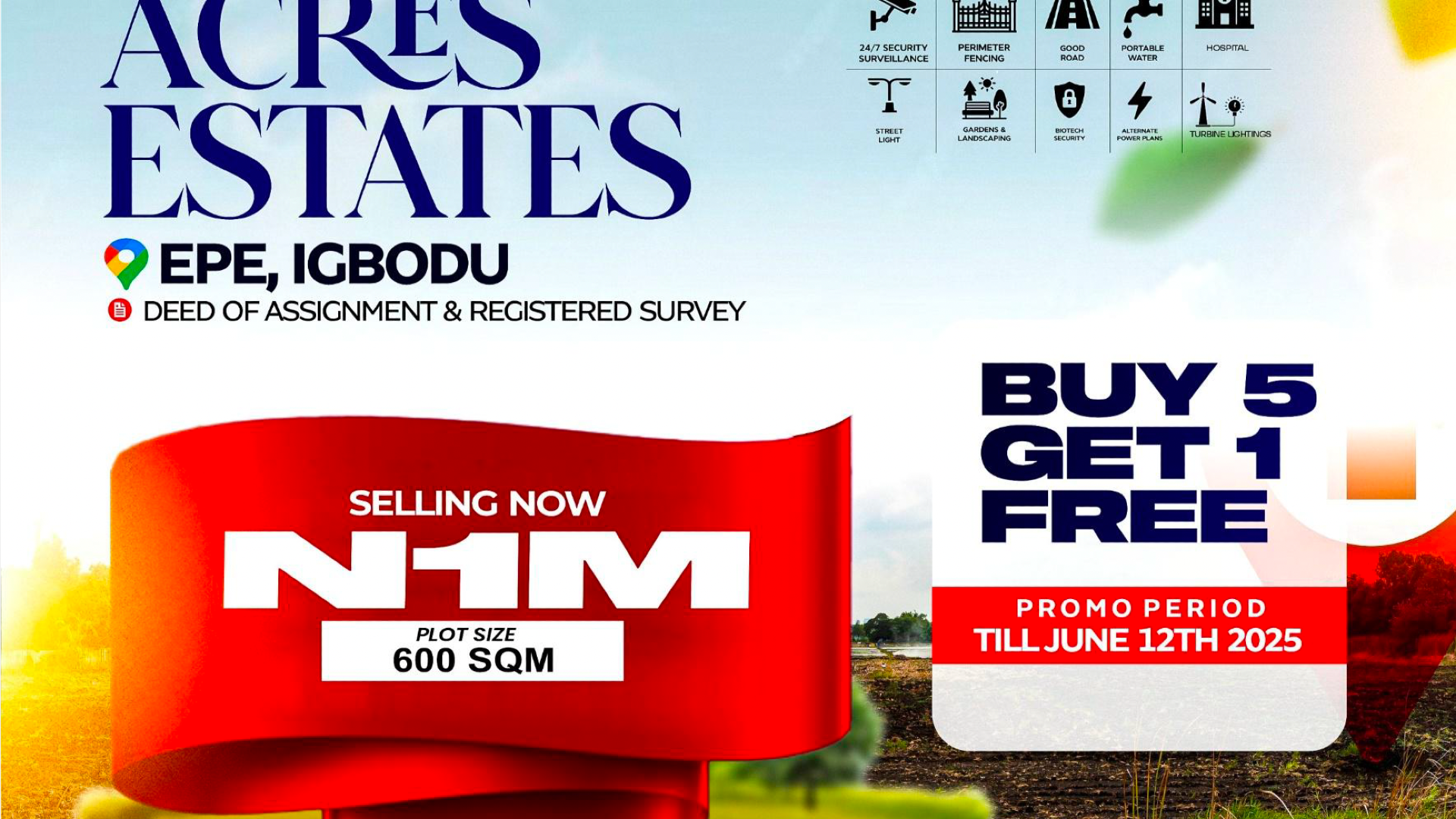 NOBLE ACRES ESTATES EPE IGBODU